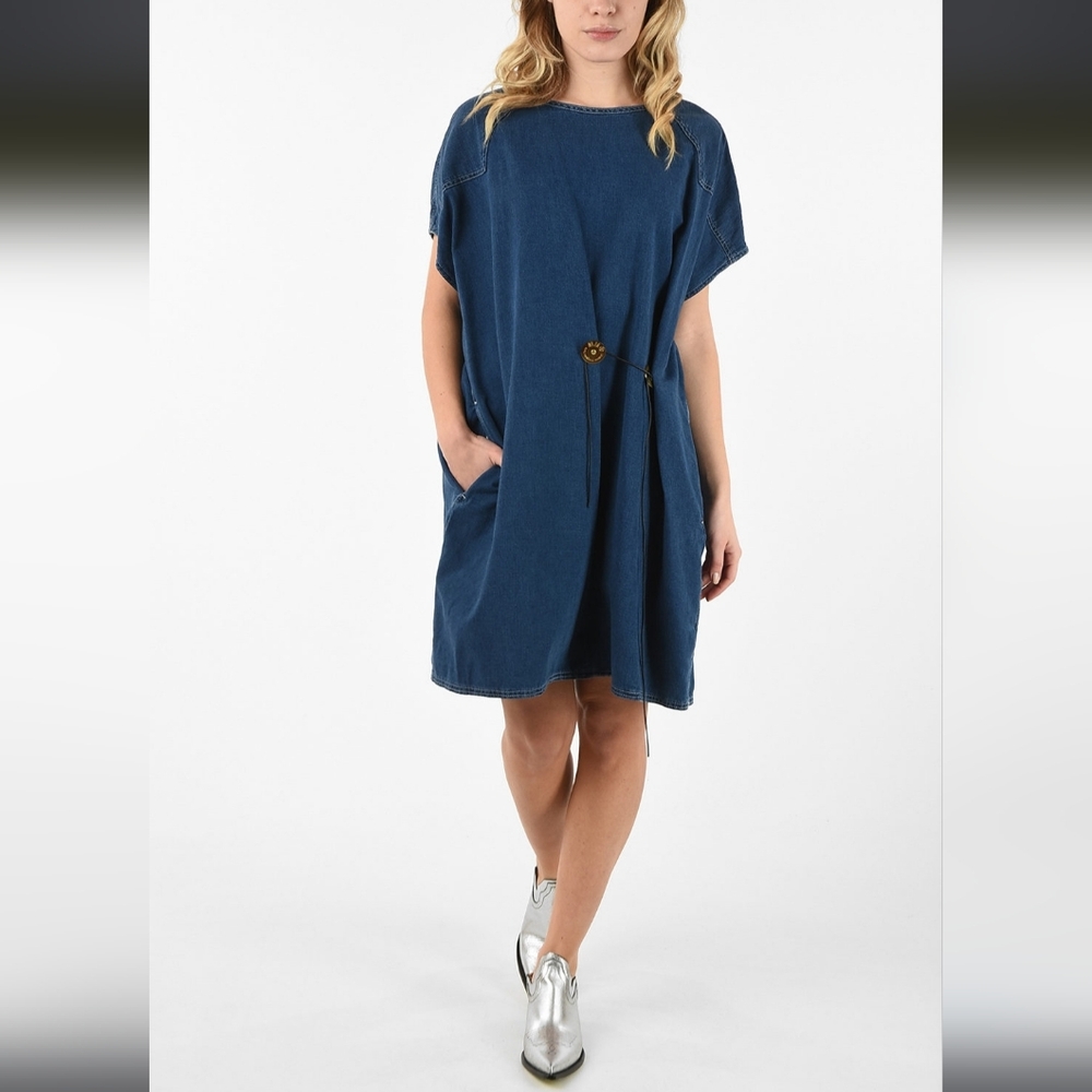 Maison Margiela Casual Blue Denim Dress